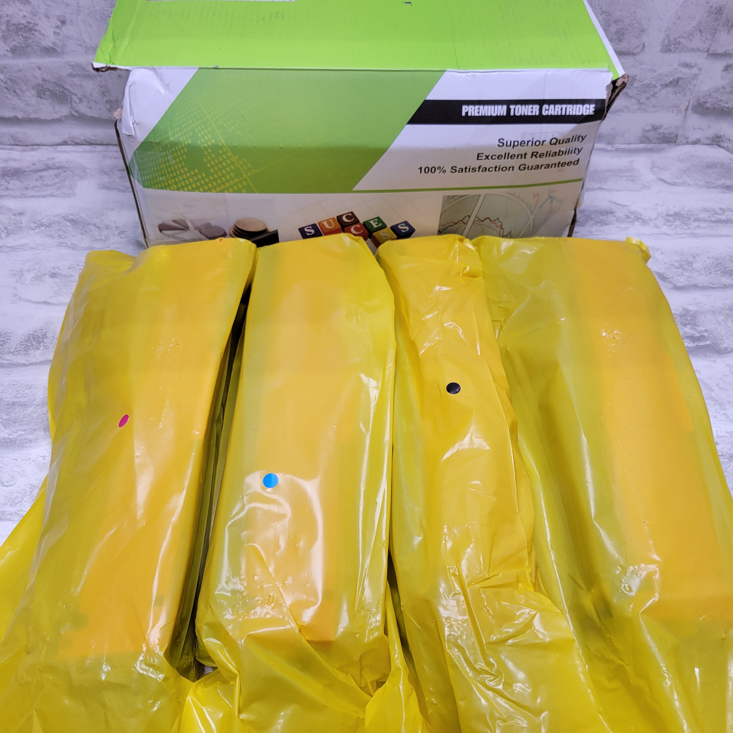 4 Toner Compatible With CF500X 202X Color LaserJet Pro M281fdw M281fdn (7674331365614)